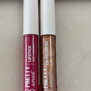 Lipstick and Lip Plumper Set - Pink and Gold